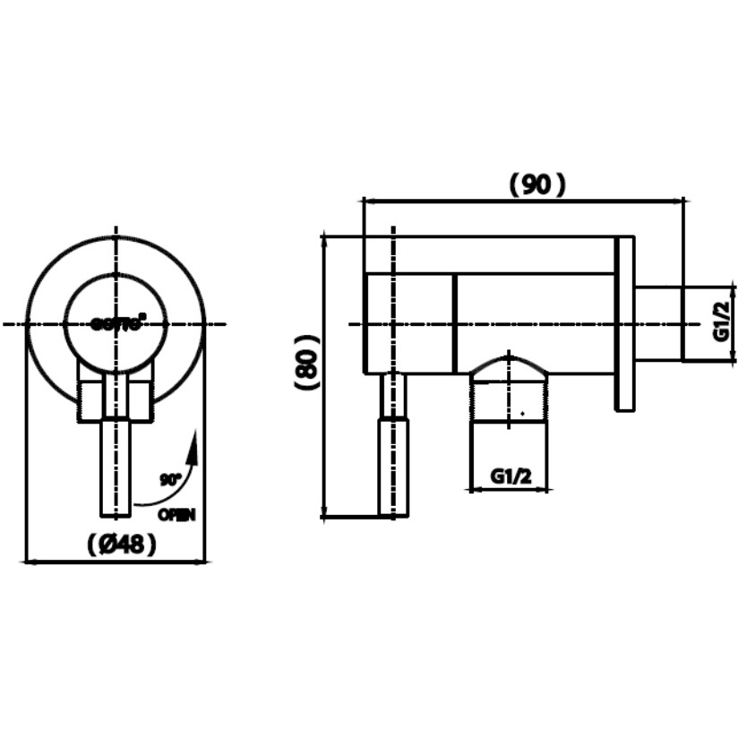 01-06-cotto-ct1267c54-sa-hm-วาล์วสำหรับฝักบัวสายอ่อน-รุ่น-titus