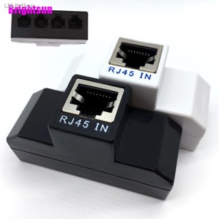 #relax✶❉﹊[Brightsun] RJ45 To RJ11 Network Cable Splitter 1 To 4 Adapter Socket Connector