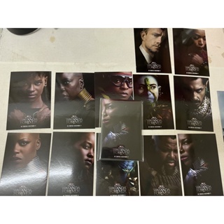 โปสการ์ด black panther wakanda forever postcard ได้ 12 ใบ