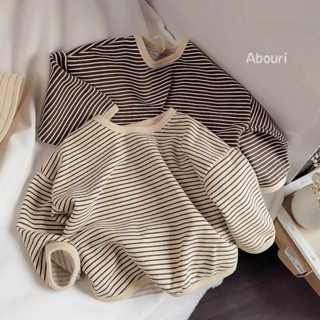 🤍เสื้อแขนยาวเด็ก  เสื้อยืดแขนยาวเด็ก ใส่สบาย สไตล์เกาหลี