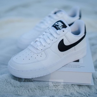 {พร้อมส่ง} Nike Airforce1 07 White Black รองเท้าผ้าใบสีขาวดำ💯 ของแท้เท่านั้น💯