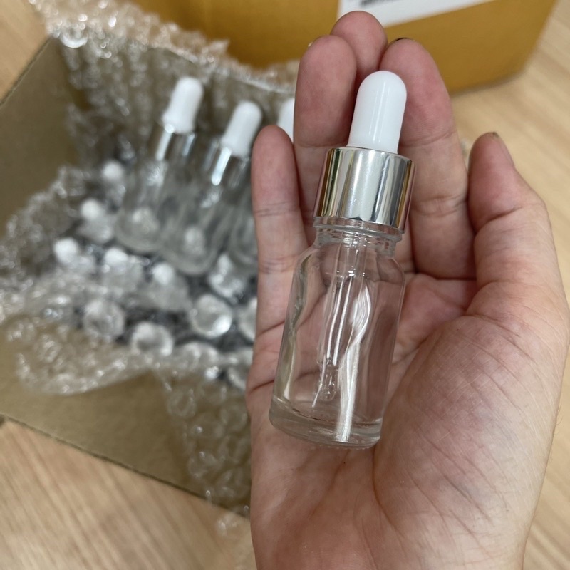 ขายส่งถูกที่สุดชุดละ50-100ขวด-ขวดแก้วใส-10ml-พร้อมหัวหยดดรอปเปอร์-บรรจุภัณฑ์-ขวดแก้ว-อโรม่า