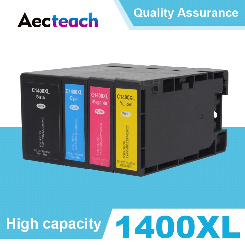 Aecteach PGI-1400XL ตลับหมึกสำหรับ Canon MAXIFY MB2340 MB2040 MB2140 ...