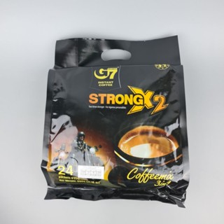 พร้อมส่ง!! กาแฟเวียดนามG7 STRONG X2 3IN1 กาแฟปรุงสำเร็จชนิดซอง 600กรัม (25G.X24ซอง) พร้อมส่งทันที