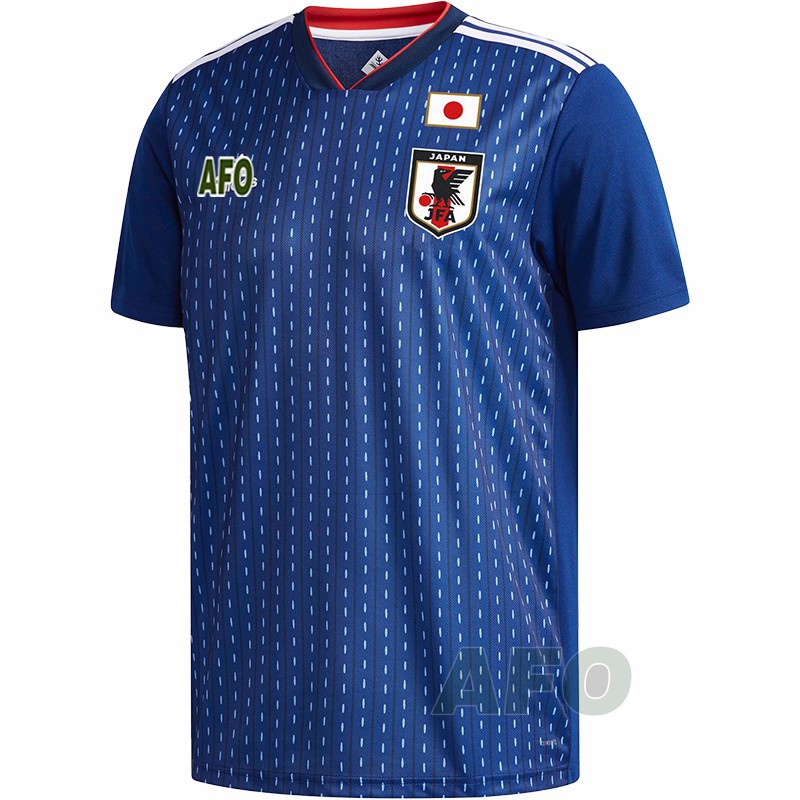 เสื้อกีฬาแขนสั้นลายทีมชาติฟุตบอล-japan-2018-world-cup-ชุดเหย้า