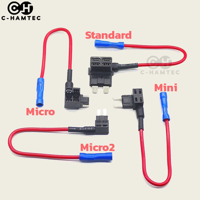 fuse-tap-micro-ฟิวส์แท็ป-ชุดต่อพ่วงอุปกรณ์ไฟฟ้ารถผ่านกล่องฟิวส์-ต่อกล้องภายในรถ-ต่อ-gpsในรถ