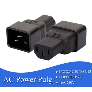 PDU PSU USP อะแดปเตอร์ IEC C20ชาย C13อะแดปเตอร์,IEC C13 To C20อะแดปเตอร์คอมพิวเตอร์เซิร์ฟเวอร์อะแดปเตอร์แปลง