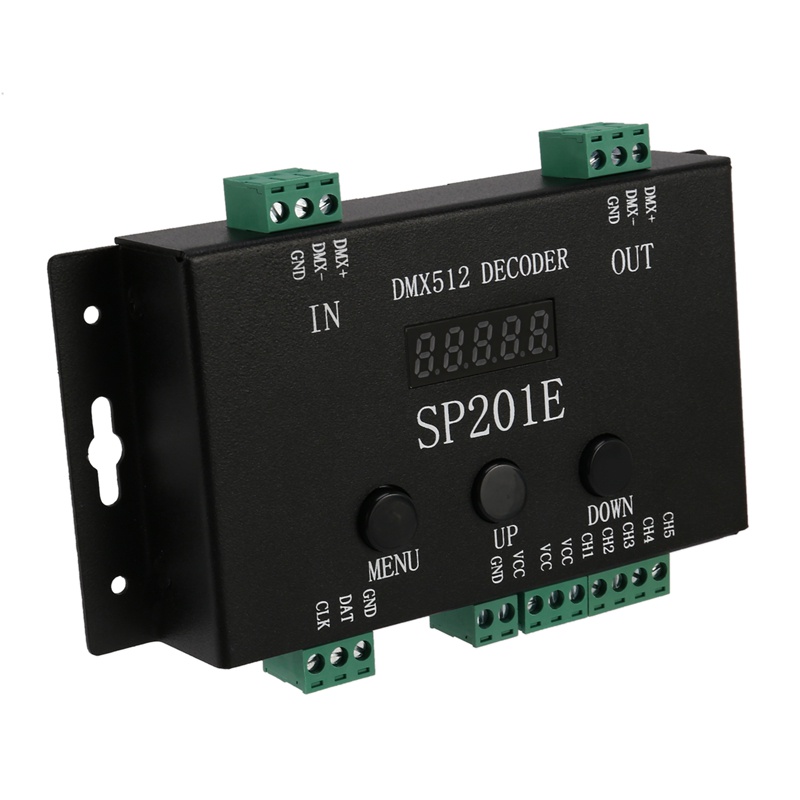 ตัวถอดรหัสตัวควบคุม-sp201e-dmx512-ws2812b-ws2811-dmx-เป็น-spi-รองรับวงจรรวมหลายตัว