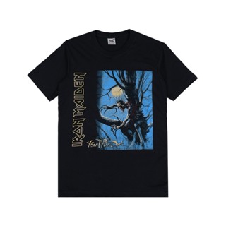 เสื้อยืด พิมพ์ลาย Kaos BAND OVERSIZE VINTAGE IRON MAIDEN FRUIT OF THE LOOM