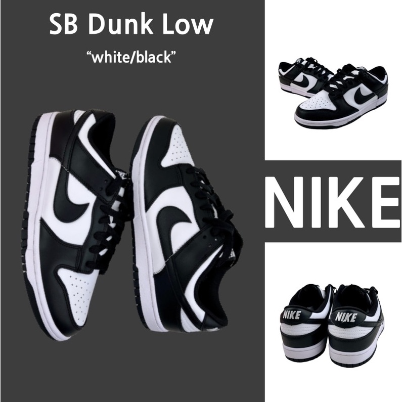 ราคาและรีวิว(พร้อมส่ง 100%)Nike Dunk Low Retro Black White PANDA