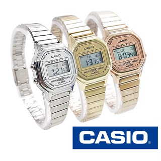 สินค้า สินค้า CASlO กันน้ำ นาฬิกาผู้หญิง หน้าปัดเล็ก สายเหล็ก พร้อมกล่อง นาฬิกาcasio สีทอง/สีโรส/เงิน คาสิโอ้ผู้หญิง ปรับสายได้