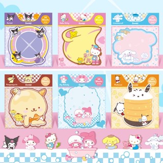 น่ารัก Sanrio โพสต์อิท Cinnamoroll กระดาษโน้ต Melody ของฉัน Pachacco Hello Kitty โน้ต kuromi การ์ตูนโน้ตเครื่องเขียนของขวั