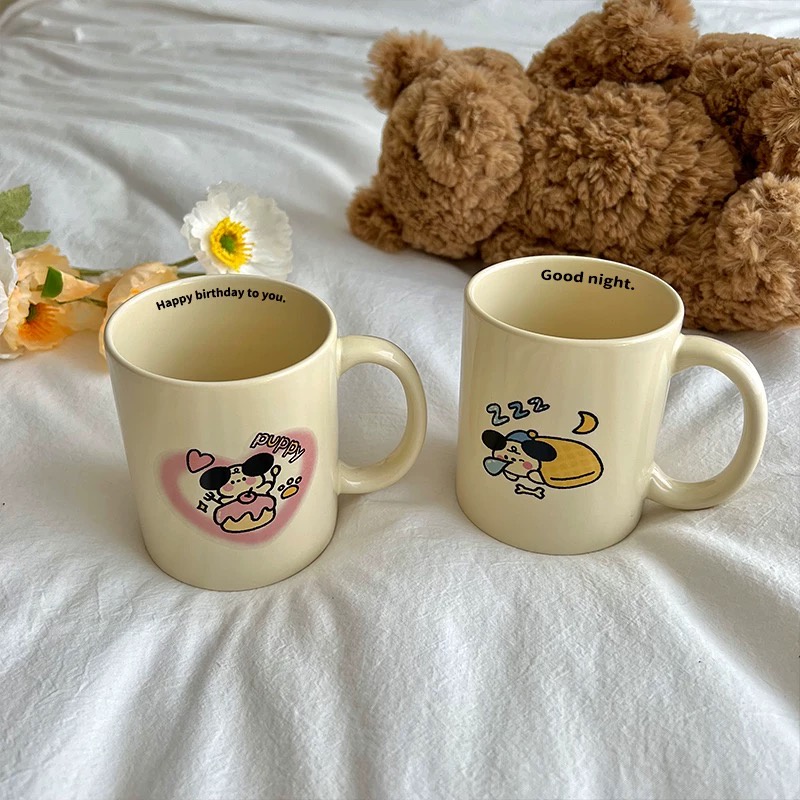 พร้อมส่ง-แก้ว-puppy-mug-แก้วน้ำ