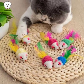 【#】Fidoz​ factory​ ของเล่นแมว​ หนูปลอม​ ขนไก่แมว​ หนูปลอมแมวของเล่นแมว