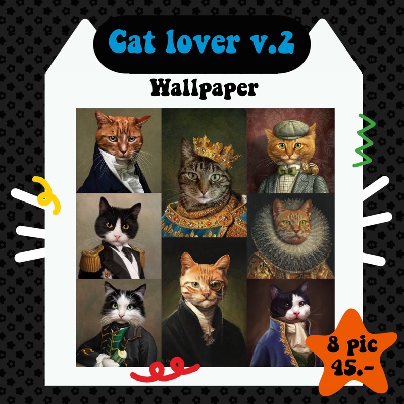 cat-lover-vol-2-wallpaper-ภาพติดตกแต่งห้อง