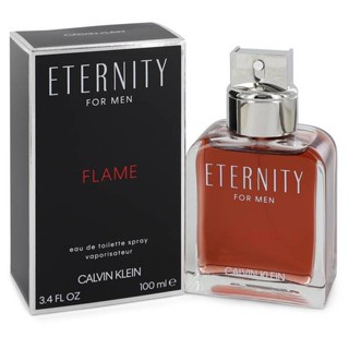 น้ำหอมแท้100% CK Eternity Flame For Men Eau De Toilette ขนาด 100 มล.