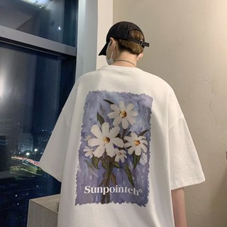 เสื้อยืดแขนสั้นลําลอง อเนกประสงค์ ทรงหลวม แฟชั่นฤดูร้อน สําหรับผู้ชาย