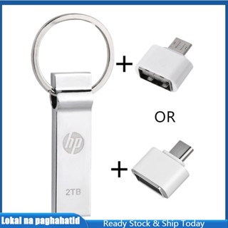 พร้อมส่ง แฟลชไดรฟ์ HP 1TB 2TB โลหะ พร้อม Android หรือ Type-C อินเตอร์เฟซ OTG ดิสก์ U USB 3.0