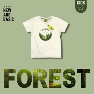 (พร้อมส่ง) เสื้อยืดเด็ก รุ่นเบสิค ลาย FOREST is for REST แบรนด์ ACTs Of Green เสื้อยืดครอบครัว