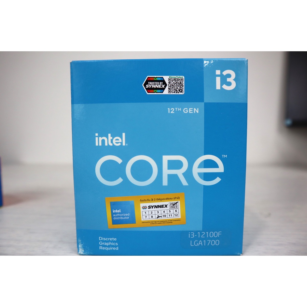 CPU (ซีพียู) INTEL CORE I3-12100F 3.3 GHz (SOCKET LGA 1700) มือสอง มี ...
