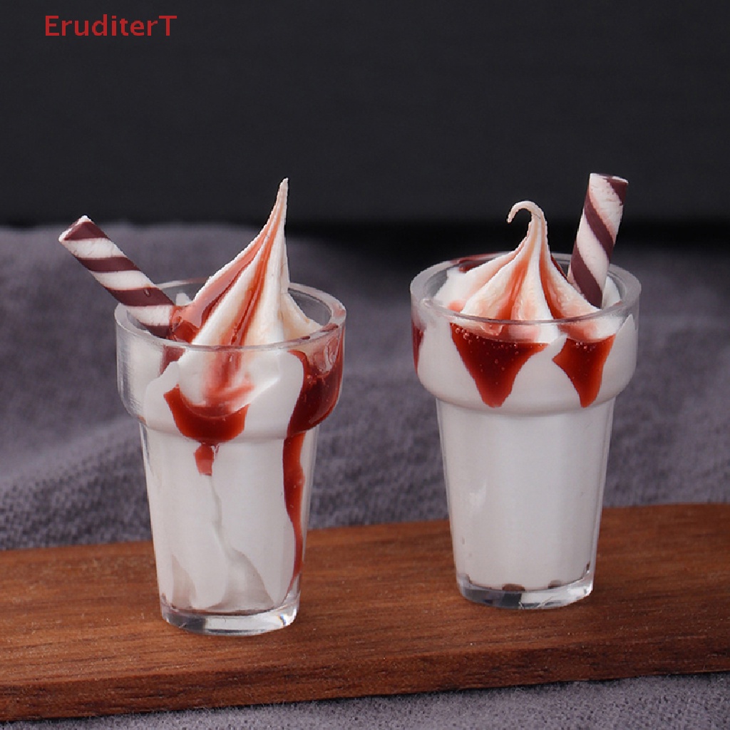 eruditert-ถ้วยไอศกรีมจิ๋ว-1-12-อุปกรณ์เสริม-สําหรับบ้านตุ๊กตา-ใหม่