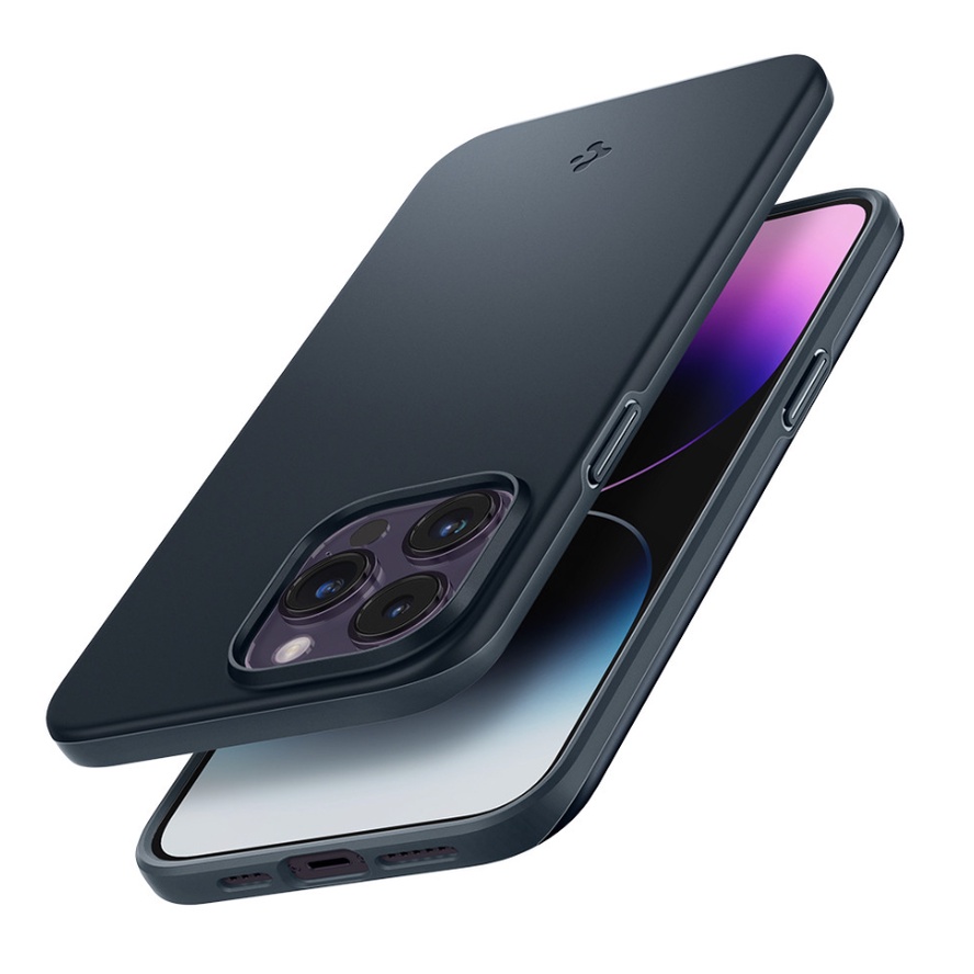 spigen-slim-hard-thin-fit-phone-case-compatible-for-iphone-14-plus-pro-max-black-beige-mint-green-navy-gray-authentic-original-genuine