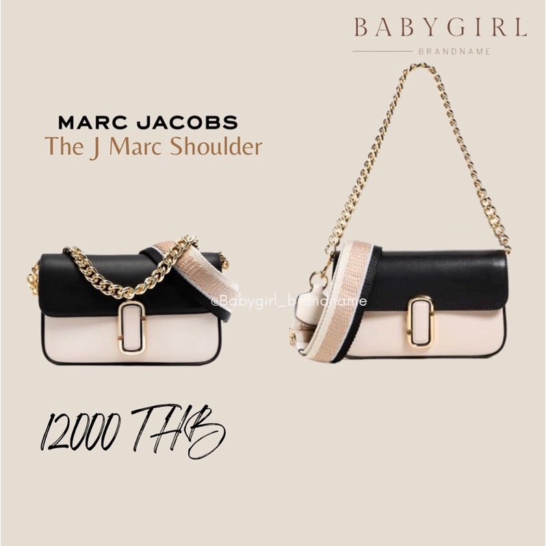 พร้อมส่ง-marc-jacobs-the-j-marc-shoulder-greige-multi