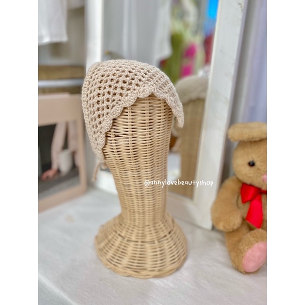 handmade-ผ้าโพกผม-ถักไหมพรม-crochet