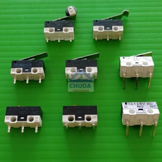 สวิทช์ เมาส์ ลิมิต ไมโครสวิทช์ Mini Micro Switch Mouse Printer Limit Switch 3 ขา 1A 125V #สวิทช์เมาส์ KW10 (1 ตัว)