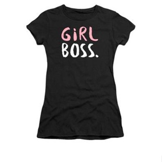 Girl Boss Womens T-Shirt เสื้อยืดวินเทจ เสื้อยืดถูกๆ