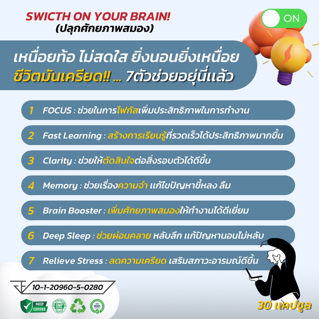 โฉมใหม่-focus-lab-อาหารเสริมบำรุงสมอง-brain-booster-บำรุงสมอง-โฟกัส-มีสมาธิ-เพิ่มประสิทธิภาพการทำงาน