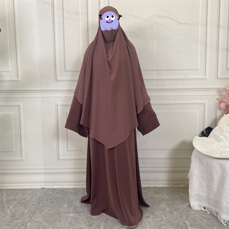 13 Color Options Nida Lace Long Khimar For Middle East Arab Women Nikah And Prayer