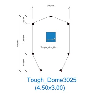 Ground Sheet for Tough Dome 3025