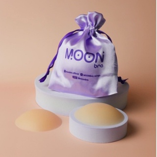 Moonbra บราแปะจุก ซิลิโคนเนื้อแมท