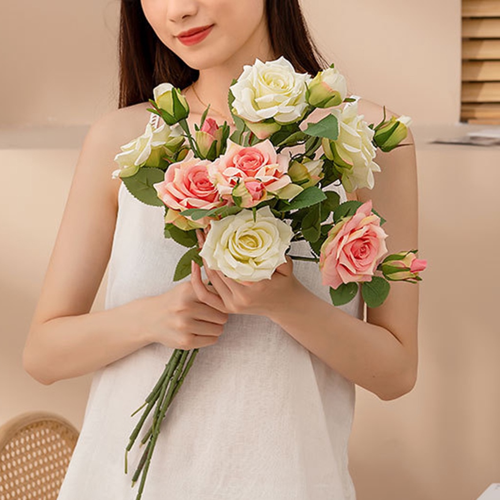 ag-simulation-flower-eco-friendly-realistic-looking-faux-silk-flower-2-heads-artificial-rose-flower-for-home