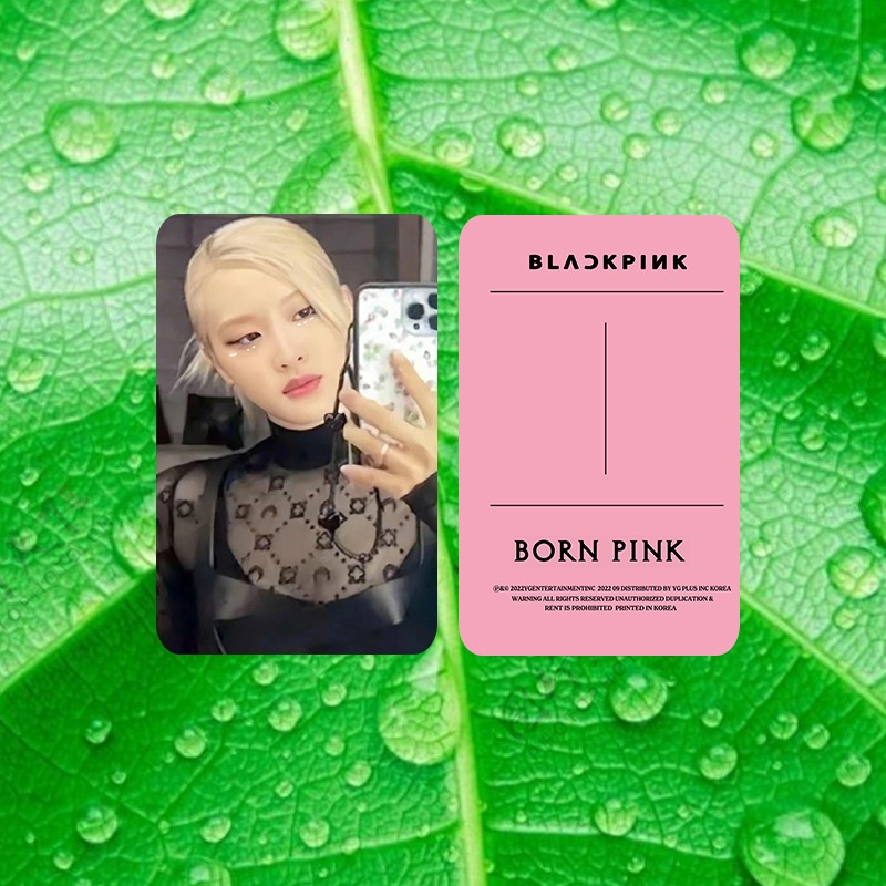 อัลบั้มใหม่-blackpink-born-pink-pink-สําหรับสะสมโฟโต้การ์ด