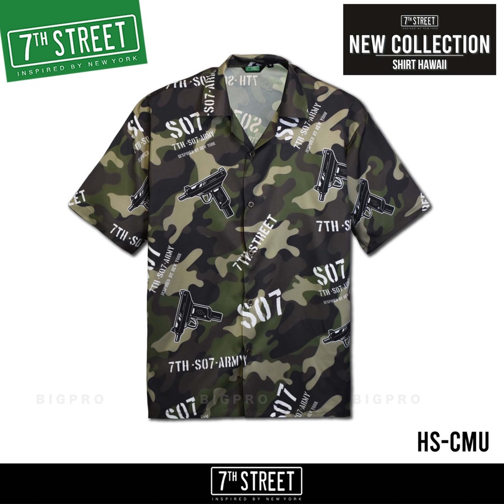 7th-street-เสื้อเชิ้ต-ทรงฮาวาย-hawaii-รุ่น-hs-cmu002-ดำ-ของแท้