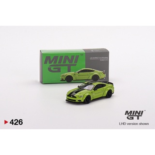 Mini GT No. 426 LB-WORKS Ford Mustang Grabber Lime