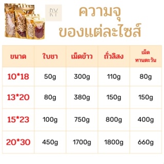 ภาพขนาดย่อของภาพหน้าปกสินค้าถุงฟอยด์สีทอง ถุงซิปทองตั้งได้ ซิปทอง  ซิปล็อคหน้าใสหลังทอง ถุงซิปล็อคทอง ถุงซิปทอง ซิปทอง ถุงฟอยด์ จากร้าน thai_life_official บน Shopee ภาพที่ 9