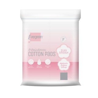 เอเวอร์กรีน สำลีแผ่นรีดขอบ รุ่น ซิลกี้ สมูท 140 แผ่น / เอเวอร์กรีน Cotton Pad Silky Smooth 140 pcs.