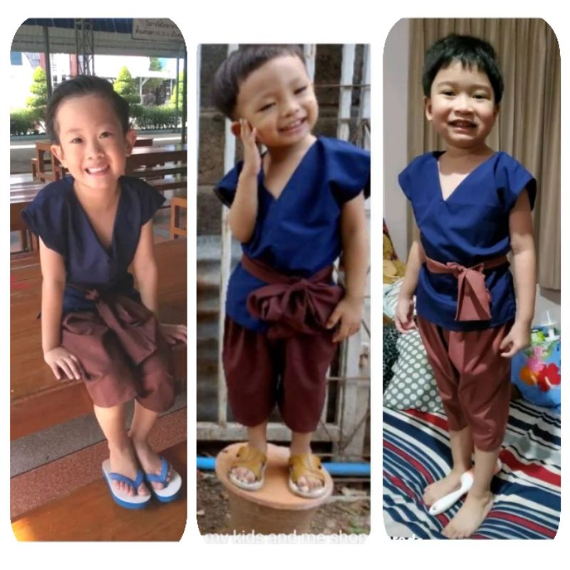 ภาพหน้าปกสินค้าชุดไทยเด็ก ชุดไทยเด็กชาย ชุดขุนแผน ชุดพลายแก้ว