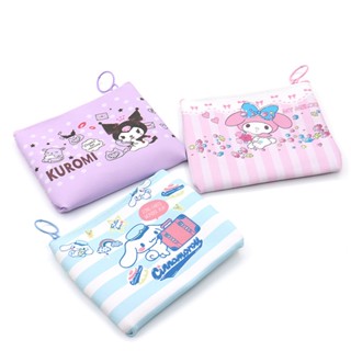 กระเป๋าใส่เหรียญ หนัง PU ลาย Sanrio Kuromi Melody น่ารัก สไตล์ใหม่