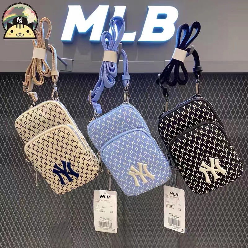 ภาพสินค้าNew %MLB NY NEW YORK YANKEES /กระเป๋าสะพายข้าง/กระเป๋าผู้หญิง/กระเป๋าผ/กระเป๋าใส่มือถือ จากร้าน fjht9c_vle บน Shopee ภาพที่ 6
