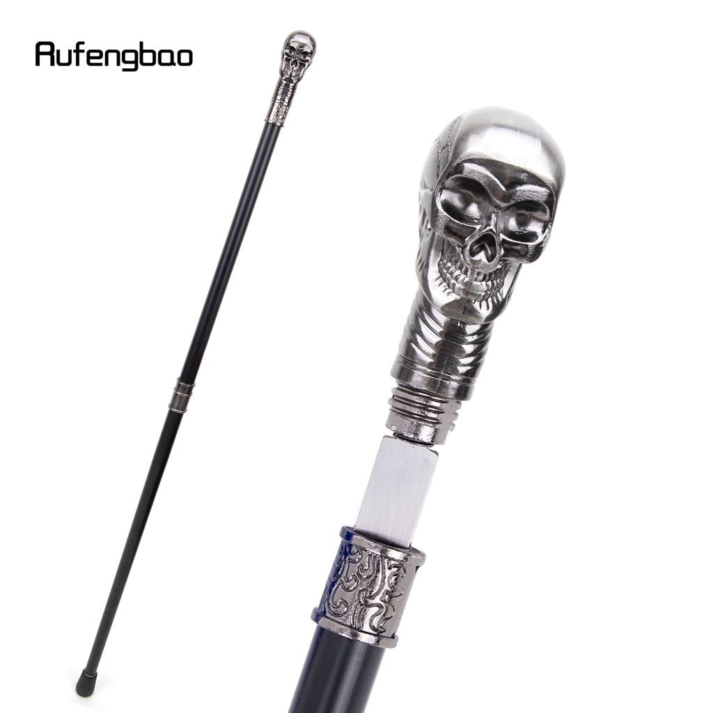 skull-head-steampunk-walking-stick-with-26cm-hidden-sword-self-defense-fashion-cane-sword-cosplay-crosier-stick-93cm