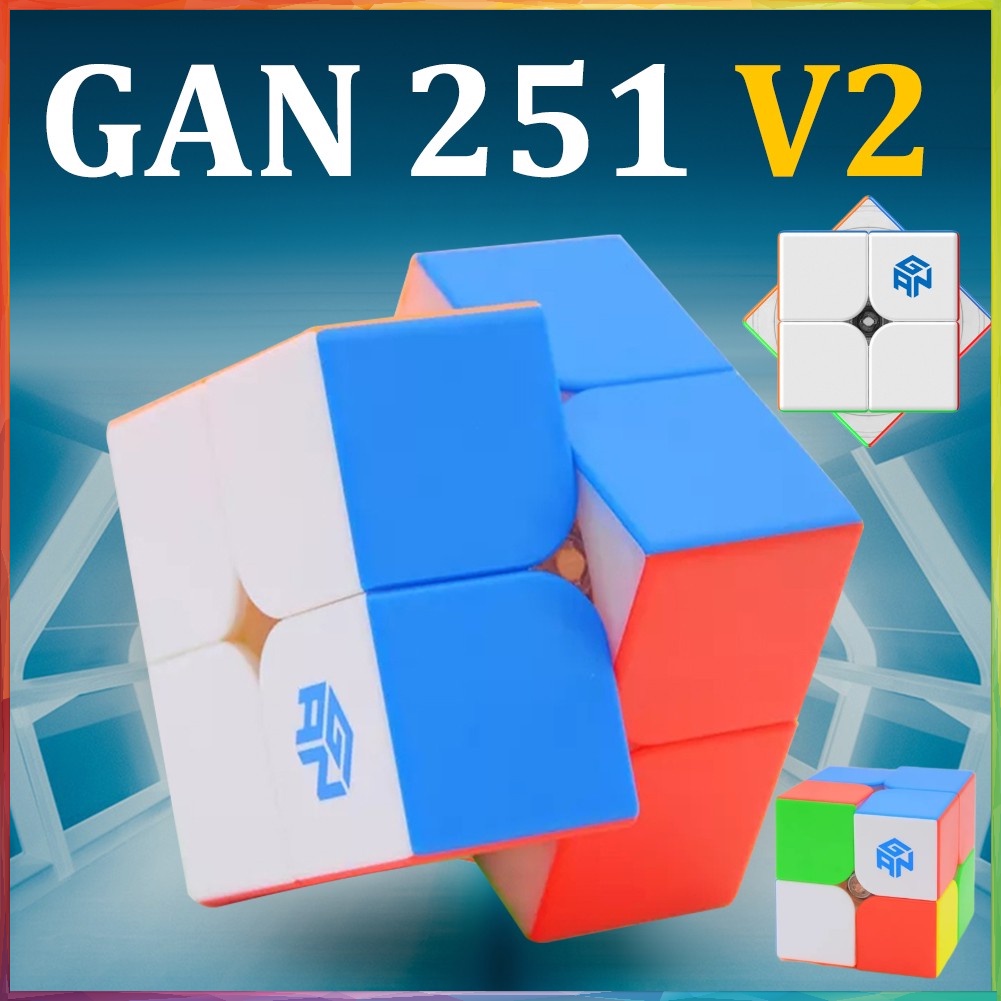 รูบิค-gan-251-v2-new-rubik-2x2-ของเล่นรูบิคปริศนา