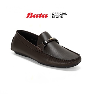 ภาพหน้าปกสินค้าBata บาจา รองเท้าคัทชู รองเท้าลอฟเฟอร์ Loafers รองเท้าลำลองชายแบบสวม หุ้มส้น รองเท้าหน้าร้อน สำหรับผู้ชาย รุ่น BOYCE สีน้ำตาล 8414101 ที่เกี่ยวข้อง