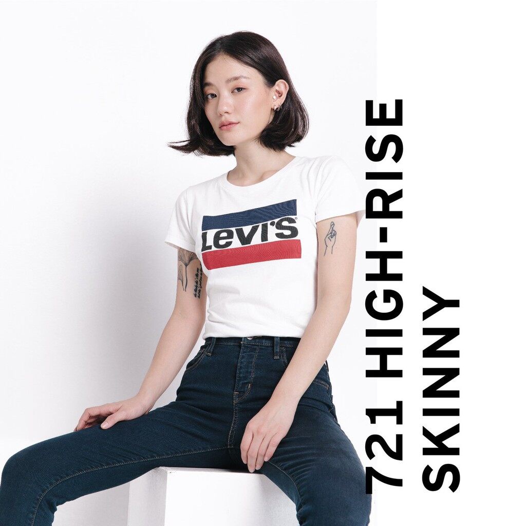 jeanssssss-levis-เสื้อยืดคอกลมสตรีลีวายส์-แบรนด์แท้-100000-คอกลม