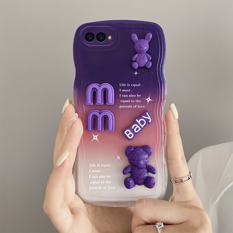 เคส-oppoa3s-เคส-oppo-a3s-a12e-เคสโทรศัพท์มือถือ-ซิลิโคนนิ่ม-tpu-ลายคลื่น-สําหรับ