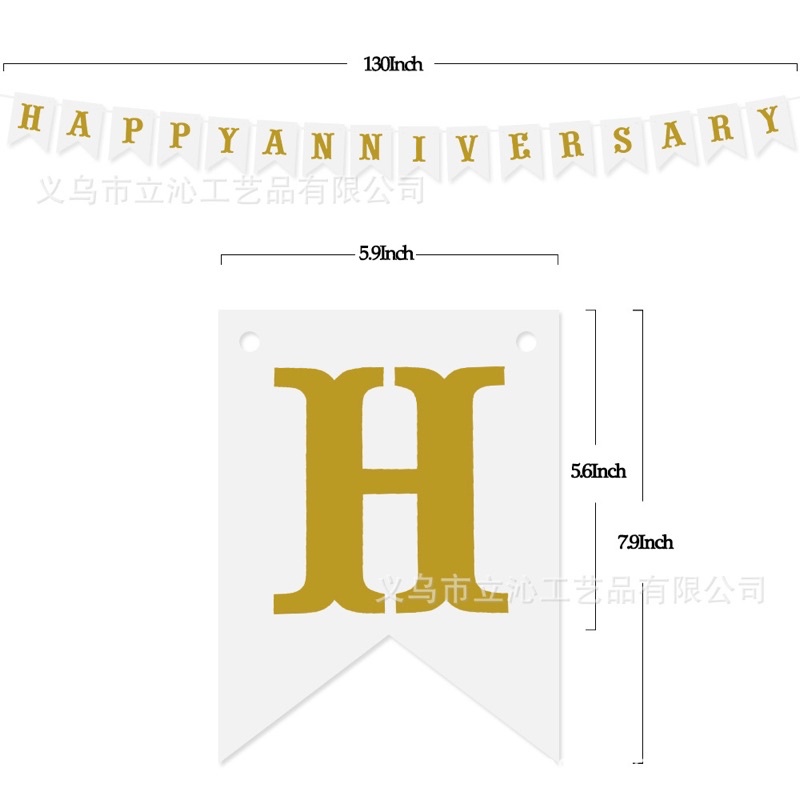 ป้าย-happy-anniversary-สําหรับตกแต่งปาร์ตี้