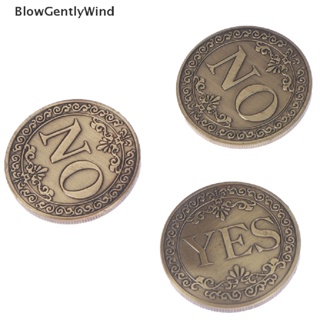 Blowgentlywind Yes or No Lucky เหรียญที่ระลึก สีบรอนซ์ สไตล์เรโทร สําหรับสะสม ของขวัญ